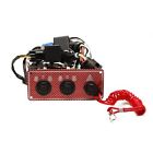 025-4089 Wellcraft Boats Twin Aluminum Inboard Boat Ignition Switch Panel