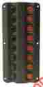 12341 Seachoice Boat Led Switch Panel Circuit Breaker Rocker 8 Gang