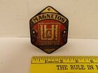 1900s Unterberst Helme Rare Vintage Brass Enamel Magneto Plate Circa