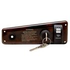 2060436 Rinker Boats Brown Inch Plastic Boat Ignition Panel Assembly