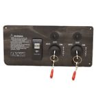 2060855 American Custom Products Standard Woodgrain Plastic Boat Ignition Panel Assembly