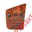 45479-b Rinker 290 Faux Woodgrain Dual 3 Position Inboard Boat Ignition Panel Assembly