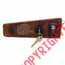 206497g 46131 Rinker Boats 250 270 Brown 7 1 2 Inch Plastic Boat Ignition Panel Assembly