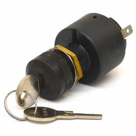 3-spade American Custom Products Pn 1113310 Boat Ignition Switch 3-position Black With Keys