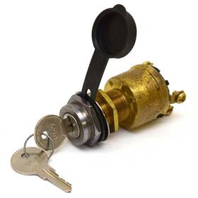 8950700 Carver Yachts Boat Ignition Switch 3-position Brass