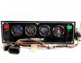 Caterpillar E40113 Gauge Instrument Panel Cluster Start Stop Preheat Temp Y Harness