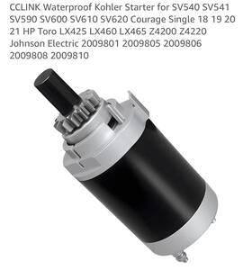 Cclink 5796/14-fba Waterproof Kohler Starter For Sv540 Sv541 Sv590 Sv600 Sv610 Sv620 Courage