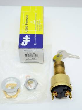 M-489-bx Cole Hersee Marine Boat 2 Position Keyed Ignition Switch