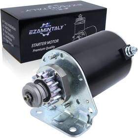 Ezamintaly Ez-11-1-099 Starter Motor 14 Teeth Replacement For Briggs And Stratton Black