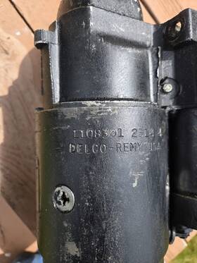 1108391 Mercruiser 1973 165hp Inline 6 Starter