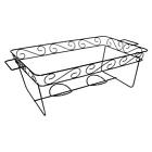12-7-8 N1217 Party Essentials Elegance Full Size Chafing Rack Height 786637465015