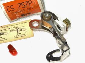 Cs757p Napa Echlin Contact Set Points For 1968-75 International Trucks