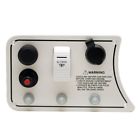 1039139 Pn Powerquest Boats Off White Aluminum Engine Boat Ignition Horn Switch