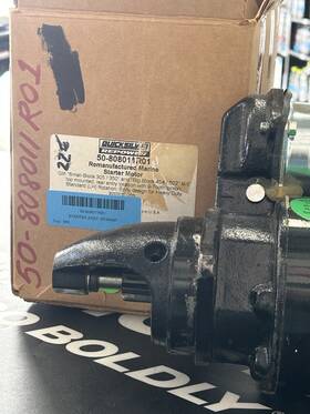 50-808011r01 Quicksilver Remanufactured Marine Starter Top Mounted