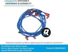 863656a03 Quicksilver New Spark Plug Wire Kit