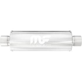 Rareelectrical M6610414-2z8 New Round Muffler M6610414