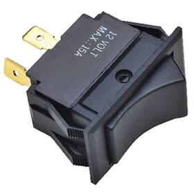 Seachoice 50-12411 Black Spst 2 Position On / Off Rocker Switch For Boats