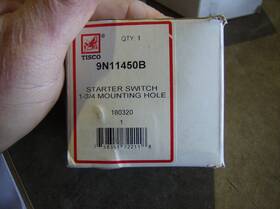 9n11450b Tisco Starter Switch