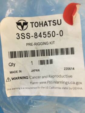 3ss-84550-0 Tohatsu 3ss-84550 Duel Key Switch Panel With Eng Wire Harness