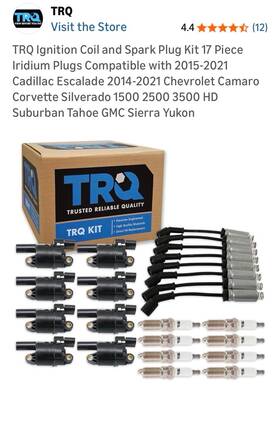 Trq 143243-02223170 Brand New In Box. High-quality 17-piece Tune-up Kit For Gm/chevy V8 Engines