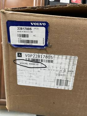 Volvo Penta 22817805 V6-280-j V6-280-c-j V6-200-c-j V6-240-c-j Wiring Harness