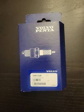 3861326 Volvo Penta New Oem Spark Plug Kit 4-pk