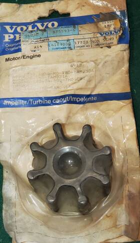 875593-6 Volvo Penta Oem Marine Impeller Nos