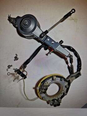 688-85580-12 Yamaha 1993 85hp Outboard Motor 85 Hp Trigger Assembly And Magneto Control Lever