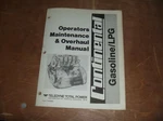 Teledyne Total Power Continental TM27 4 Cyl Engine Operator Maintenance Manual. Fixed Price $113.27.