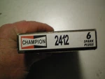 Champion Quantity Six Of #2412 Spark Plugs , Free Shipping. Fixed Price $24.95.