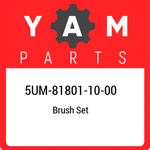 5UM-81801-10-00 Yamaha Brush Set 5UM818011000, New Genuine Oem Part. Fixed Price $21.71.