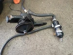 Mercruiser 898 Pre-alpha Power Steering Pump And Cooler W/ Hoses. Fixed Price $120.00.