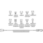 Seadog 420496-1 Kill Switch Lanyard With 10 Keys 3402224. Fixed Price $30.00.