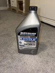 Quicksilver 4-STROKE Premium Marine Engine Oil 25W-40, Quart 92-8M0078619. Fixed Price $18.98.