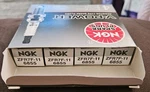 One Four Ngk Spark Plugs V-power ZFR7F-11 6855 New Original Packaging. Fixed Price $15.00.