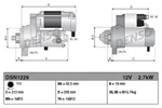Denso Starter Motor DSN1229. Fixed Price $277.83.