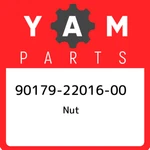 90179-22016-00 Yamaha Nut 901792201600, New Genuine Oem Part. Fixed Price $29.20.