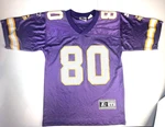 Vintage Chris Carter #80 Minnesota Vikings Starter Jersey Youth Purple Rare. Fixed Price $30.00.