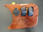 Novatron Plastic Woodgrain 12V Outlet Switch Panel 7 1/2" X 5 3/4" Marine Boat. Fixed Price $14.98.