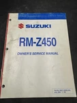 Oem Suzuki Factory Owner's Service Manual 2007 RM-Z450 99011-35G52-03A. Fixed Price $29.99.