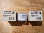 2 Evinrude Johnson 778885 Oil Filters. Fixed Price $20.00.