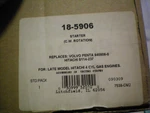 Sierra #18-5906 Starter (c.w. Rotation), Free Freight. Fixed Price $124.95.
