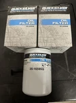 2EA New Oem Mercury Quicksilver Marine Oil Filter 35-16595Q. Fixed Price $35.00.