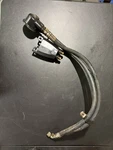 Volvo Penta 5.0 5.7L Gxi Oil Filter Relocation Bracket 3860074 With Hoses. Fixed Price $349.00.