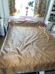 Chris Madden Drapes , Sun Design Tab Top. Copper Gold Color ***2 Panels****. Fixed Price $29.00.
