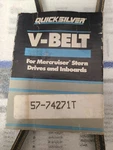 Mercury Mercruiser Quicksilver Marine V-belt Part # 57-74271T. Fixed Price $15.00.