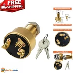 Marine Ignition Switch, 3 Terminals, Waterproof 12V 15A With Keys. Fixed Price $28.69.
