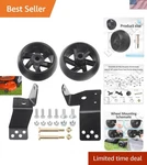 Universal 5" Deck Gauge Wheel With Bracket Kit For Lawn Tractors & Mowers. Fixed Price $32.47.