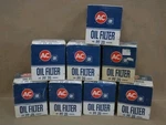 Set Of 8 Nos Vintage Ac Gm Pf 20 Oil Filter 6439143 Made Usa. Fixed Price $69.99.