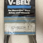 Mercruiser Power Steering Belt 57-96834T 50" (R1417,B3B). Fixed Price $14.00.